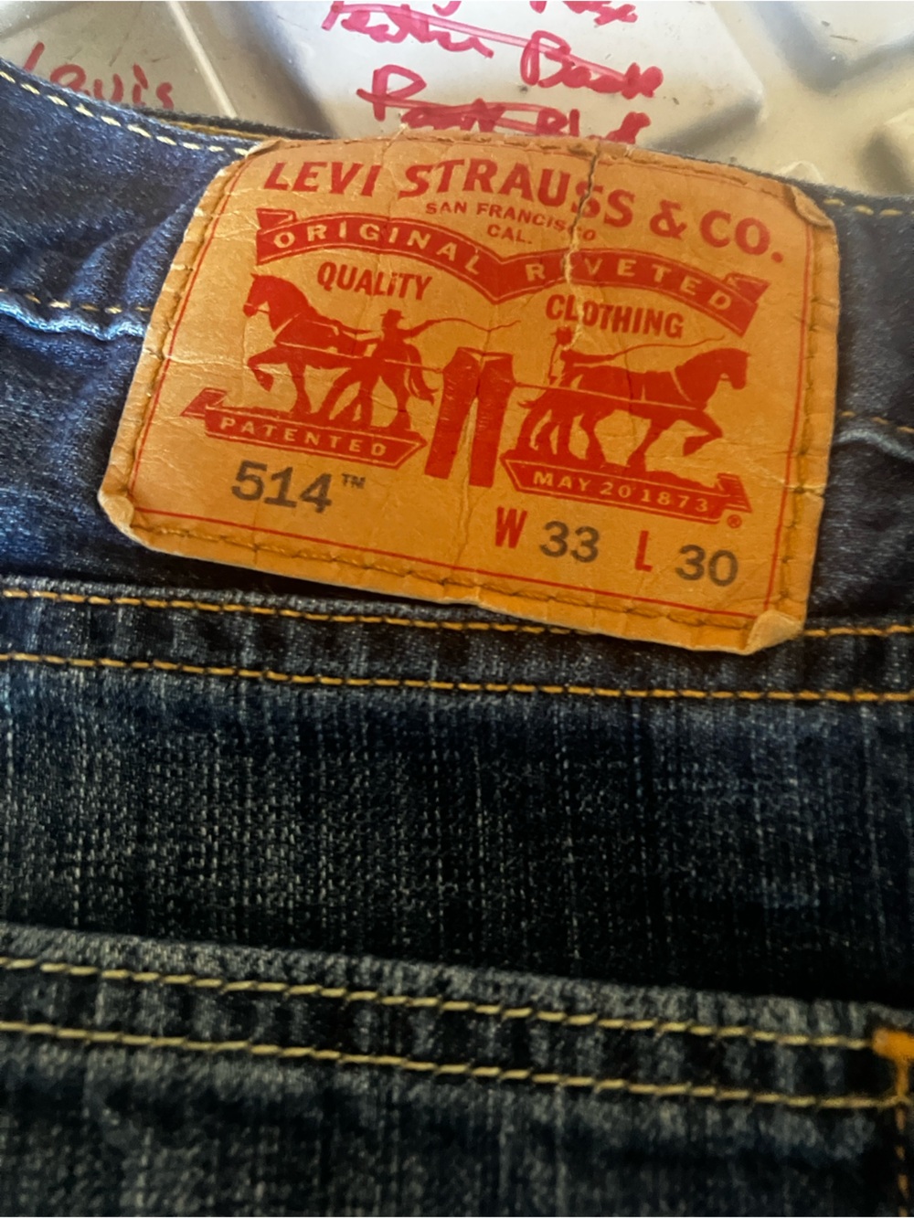 Levi's 514  W33/L30 Men's Jeans - Dark Blue